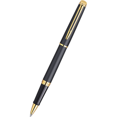 Waterman Hemisphere Rollerball Pen - Matte Black - Gold Trim-Pen Boutique Ltd