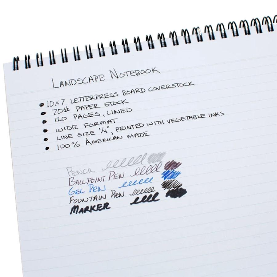Write Notepads & Co. Notebook - Landscape - Blue-Pen Boutique Ltd