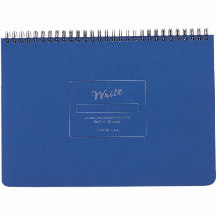 Write Notepads & Co. Notebook - Landscape - Blue-Pen Boutique Ltd