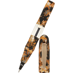 Yookers Gaia Fiber Pen - Marble Orange/Black-Pen Boutique Ltd
