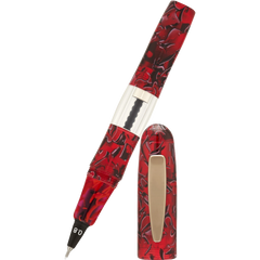 Yookers Gaia Fiber Pen - Marble Red/Black-Pen Boutique Ltd