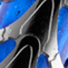 Sapphire blue  skeleton
